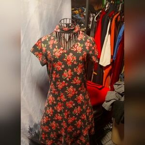Basic edition's size XL rose print dress